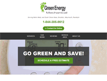 Tablet Screenshot of greenenergymech.com
